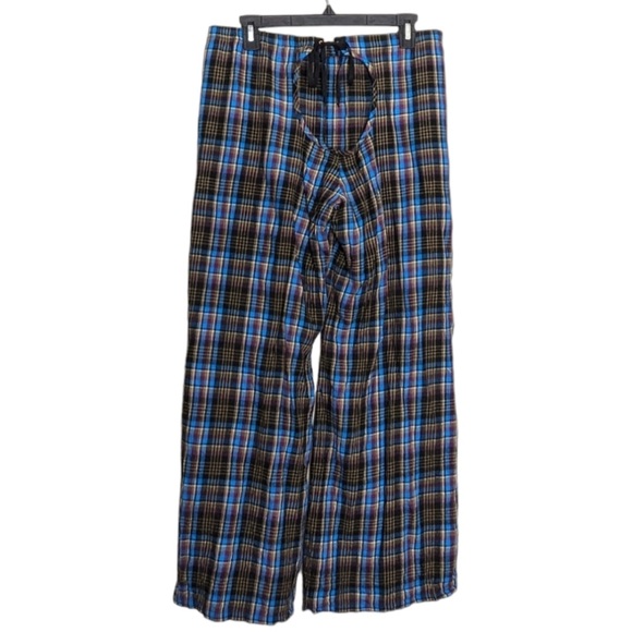 Savage X Fenty Luxury PJ Sexy Pyjama Bottoms Peeka Booty Tie Plaid Pants Unique - Picture 2 of 6